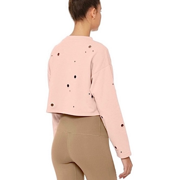 ❌SOLD❌ Alo Yoga Cadence Cropped Sweatshirt NWT - Picture 5 of 9